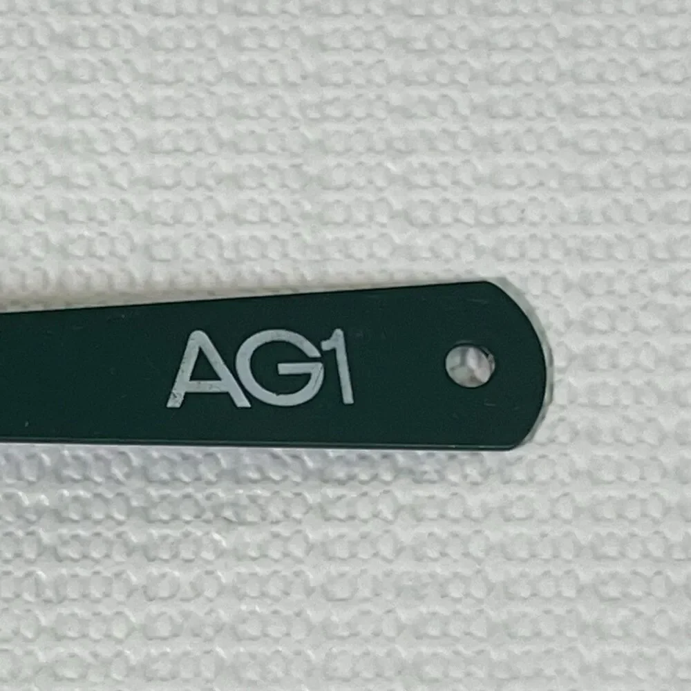 AG1 Athletic Greens Stainless Steel Canister 1TBSP Scoop Green Empty Container